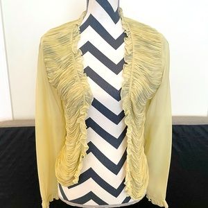 Silk blouse and skirt set